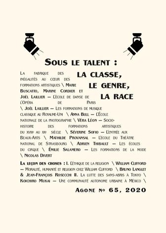 Agone, n°65 : 