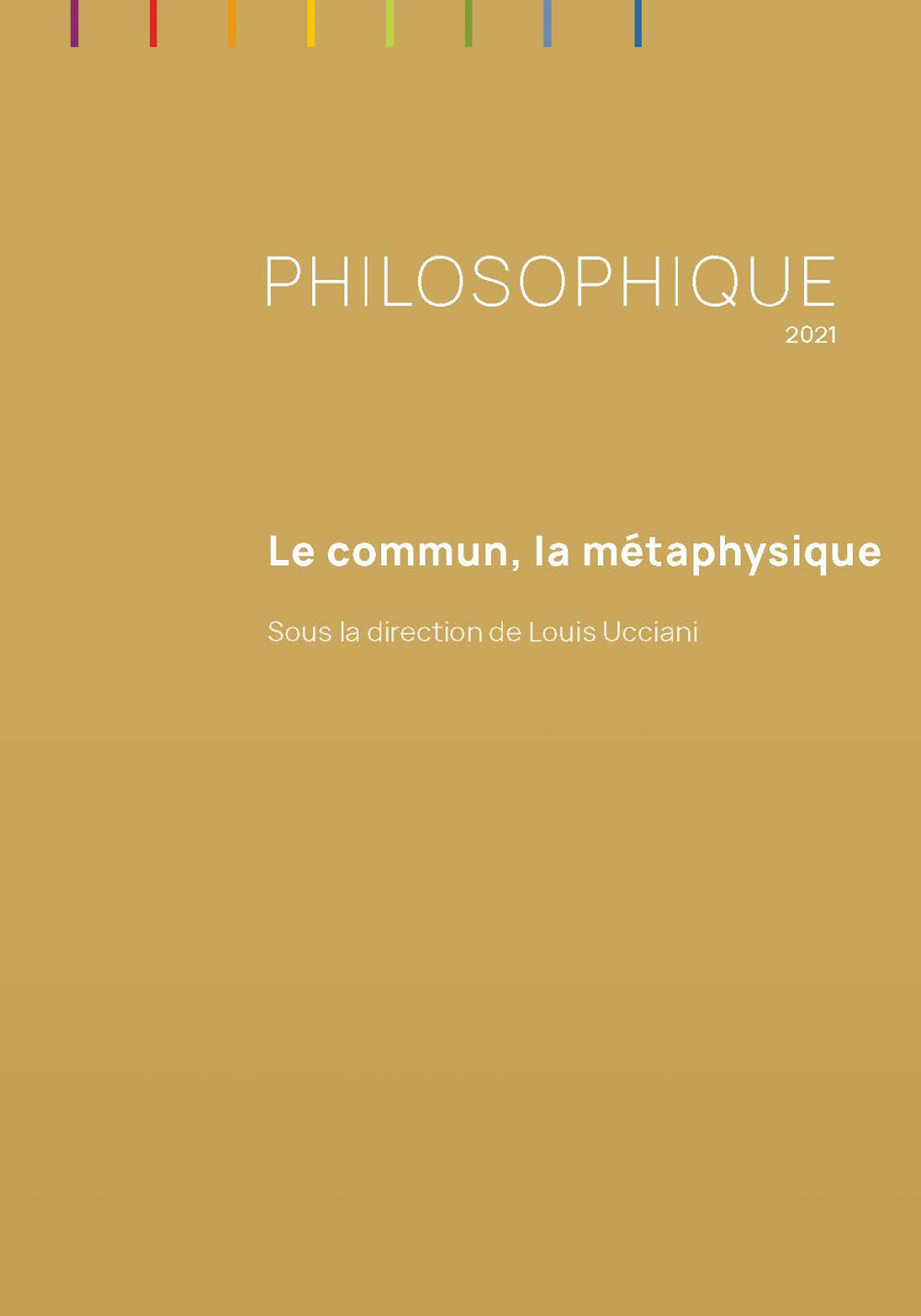 Philosophique, 2021: 