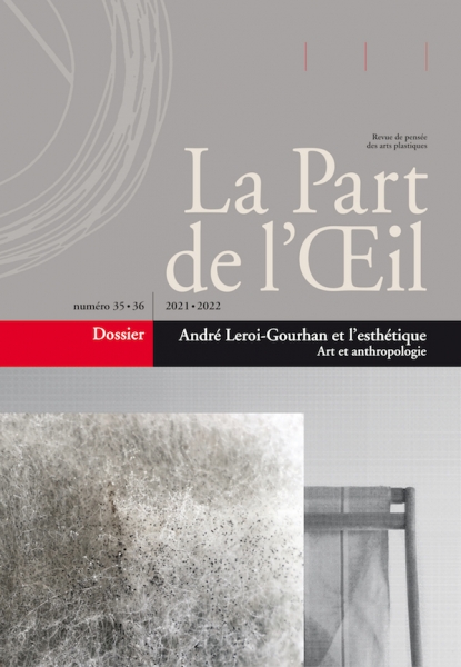 La Part de l’Œil, n° 35-36, 2021/2022: