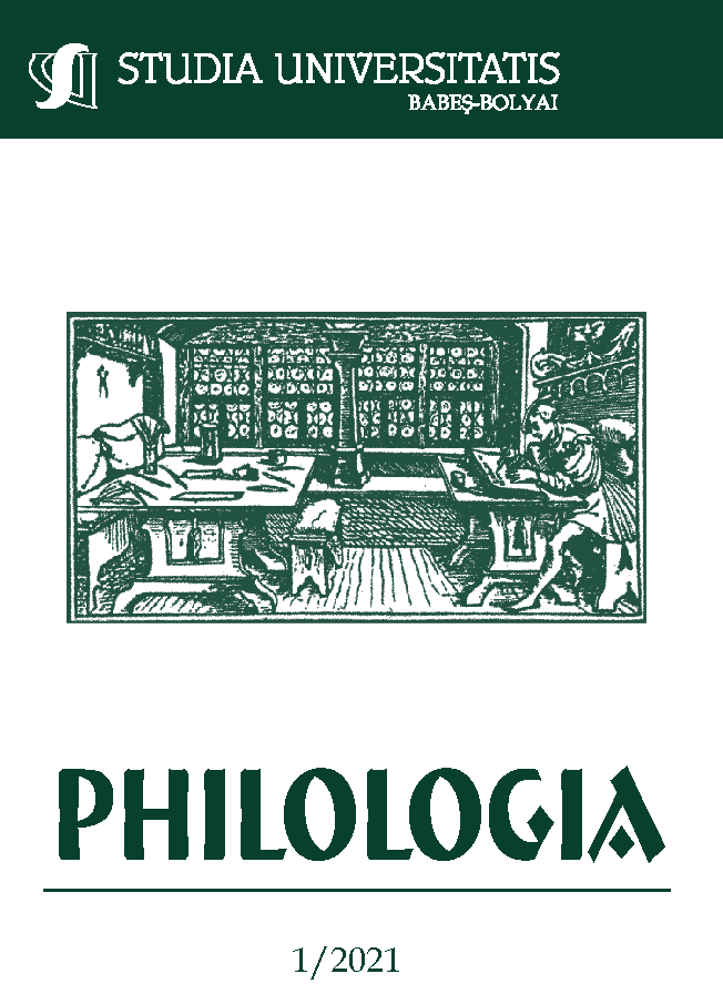 Studia Universitatis Babeş-Bolyai. Seria Philologia, n° 56-1: