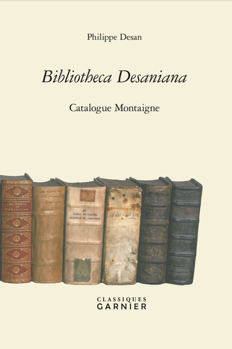 P. Desan. Bibliotheca Desaniana. Catalogue Montaigne