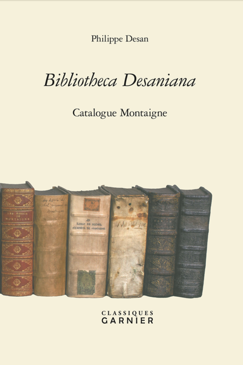 P. Desan. Bibliotheca Desaniana. Catalogue Montaigne 