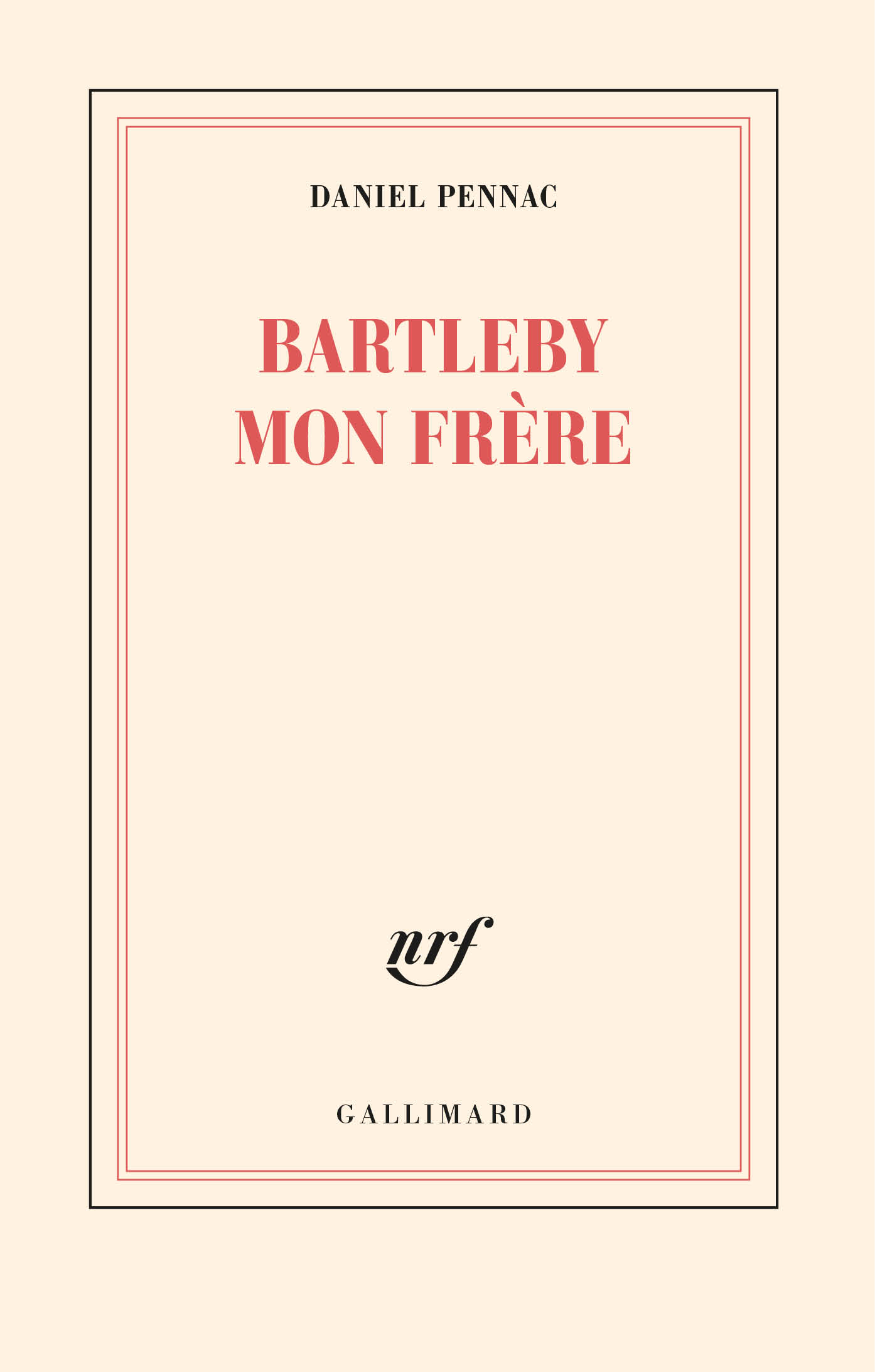 D. Pennac, Bartleby mon frère