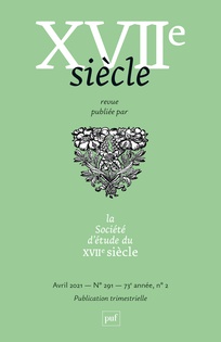 Dix-septième siècle, n° 291: 