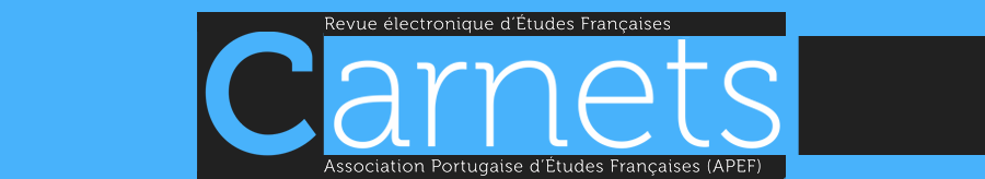 ​Carnets, Revue électronique d'Études Françaises, n°21 : 