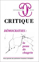 Critique, n° 889-890: 