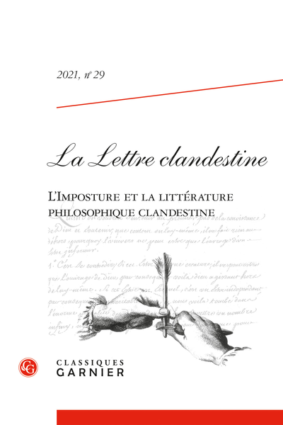 La Lettre clandestine, n° 29 : 