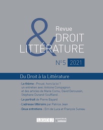 Droit & Littérature, n° 5 :