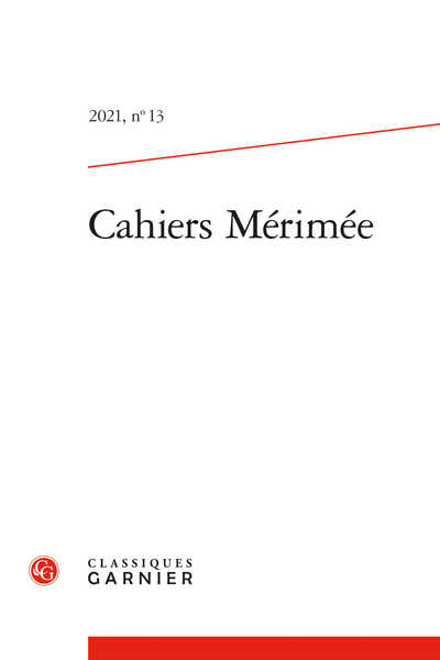 Cahiers Mérimée 2021, n° 13: 