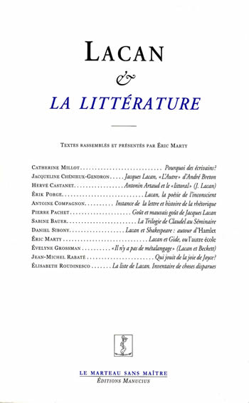 Lacan et la littérature