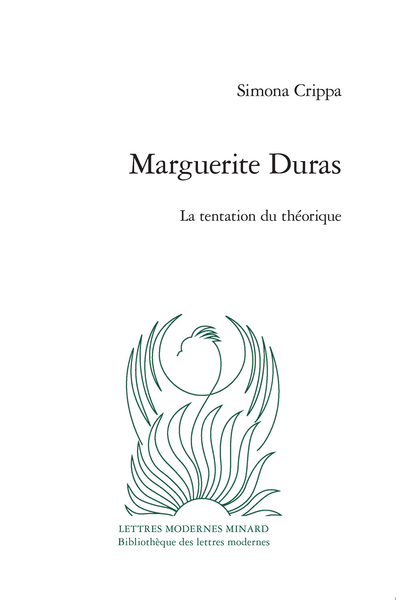 S. Crippa, Marguerite Duras. La tentation du théorique