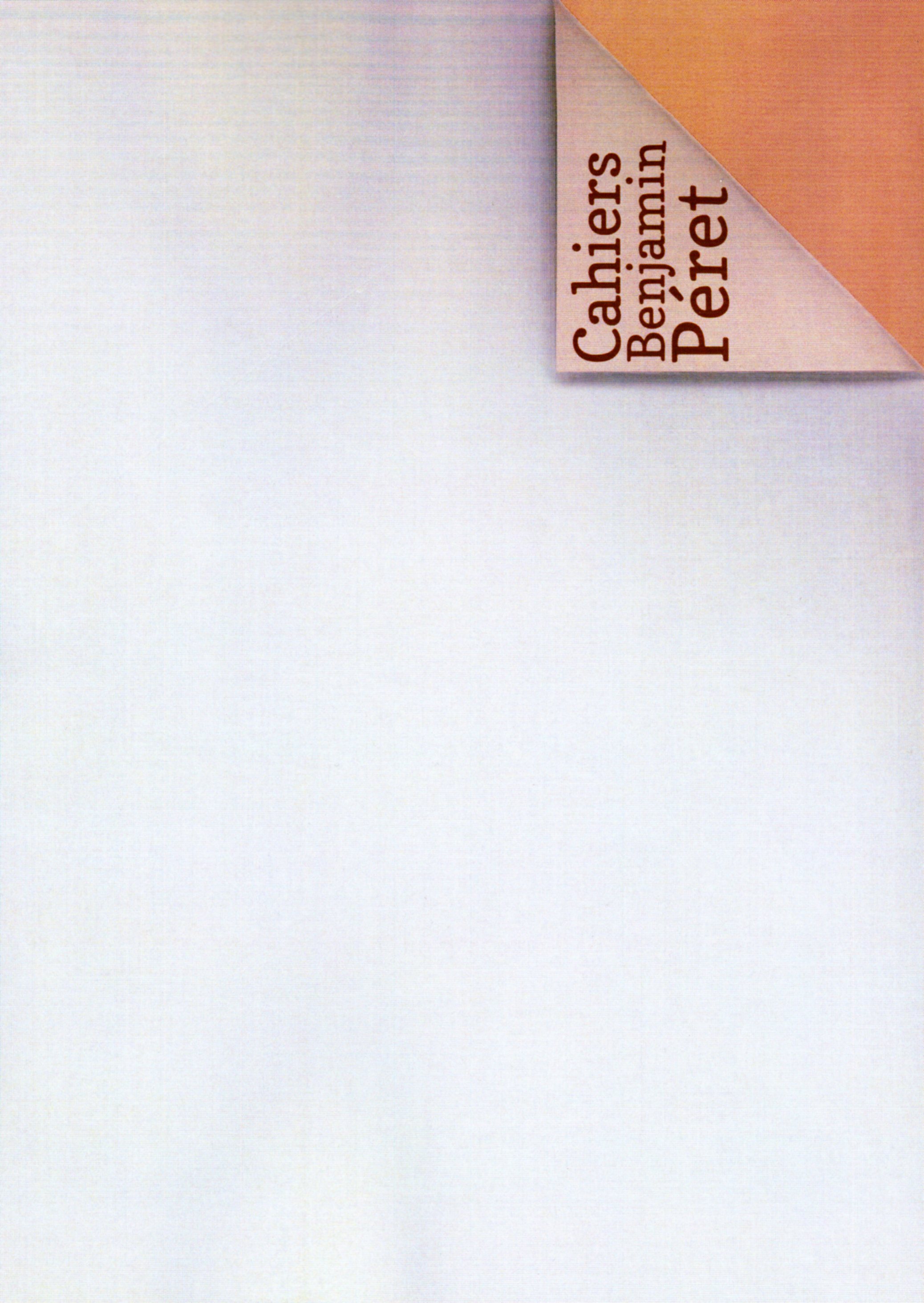 Cahiers Benjamin Péret, n° 9, sept. 2020