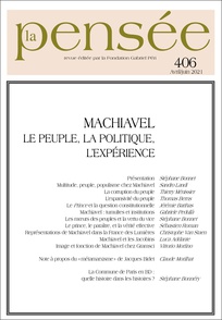La Pensée, n° 406, 2021/2:
