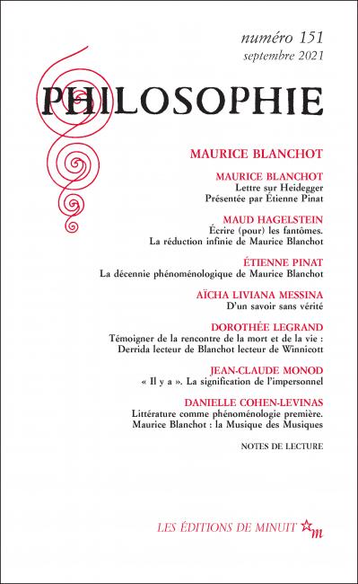Philosophie, n° 151 :