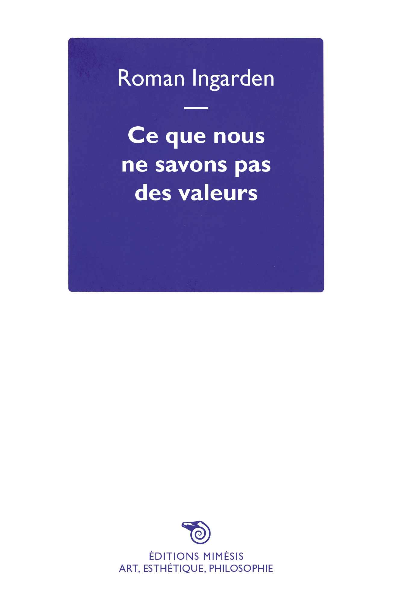 Savoir et valeurs