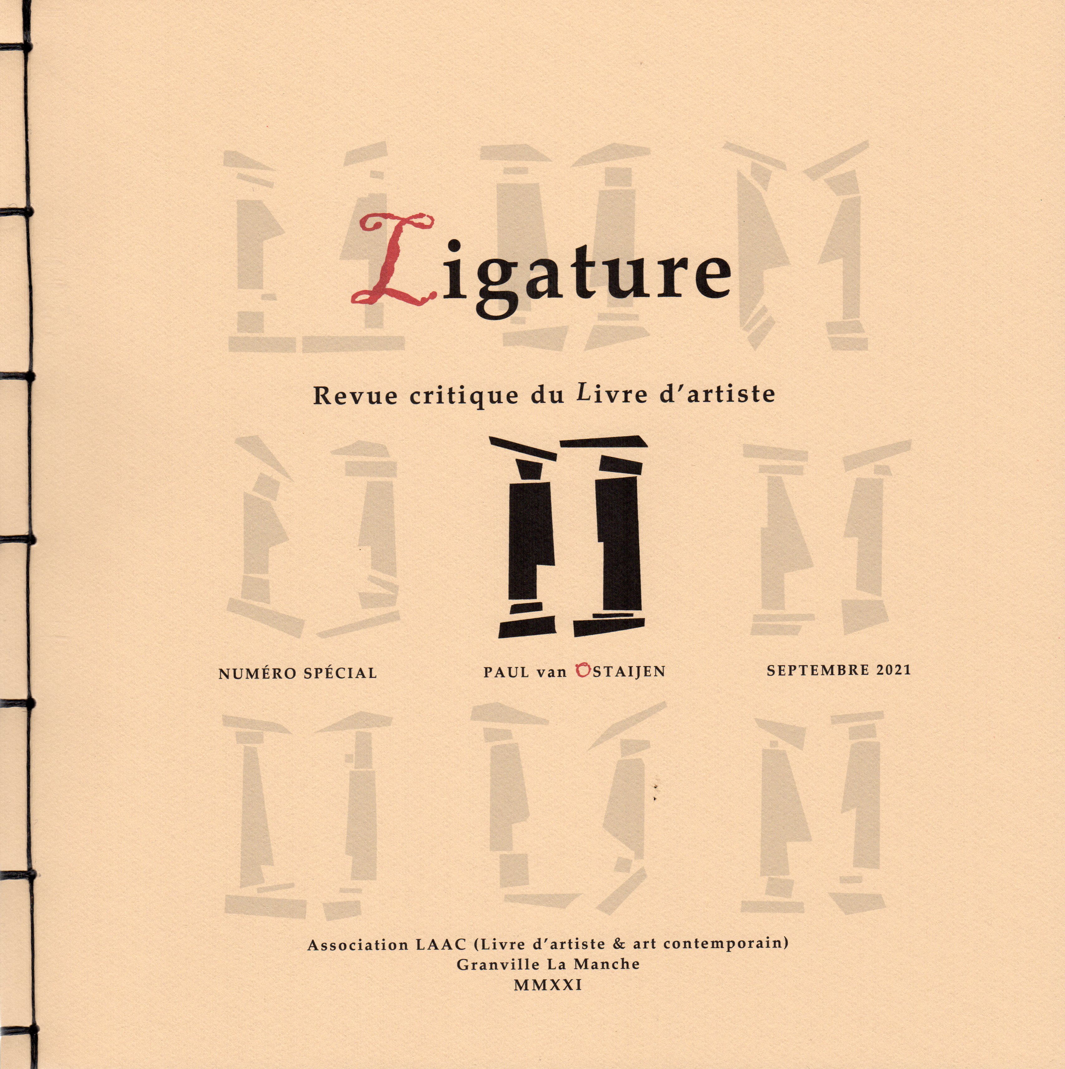 Ligature, revue critique du livre d'artiste, n° spécial 2021