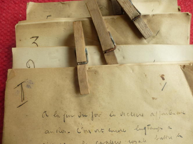 Manuscrits retrouvés dans une vieille malle