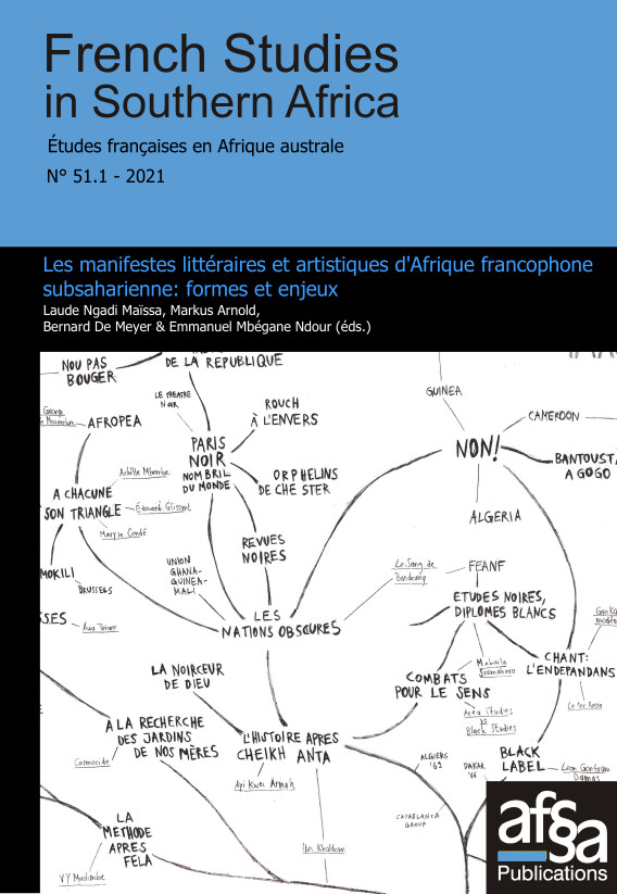 French Studies in Southern Africa, n°51.1: 