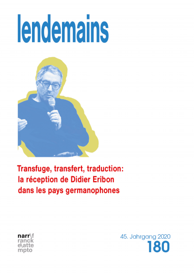 Lendemains, n° 45: “Transfuge, transfert, traduction: la réception de Didier Eribon dans les pays germanophones”,