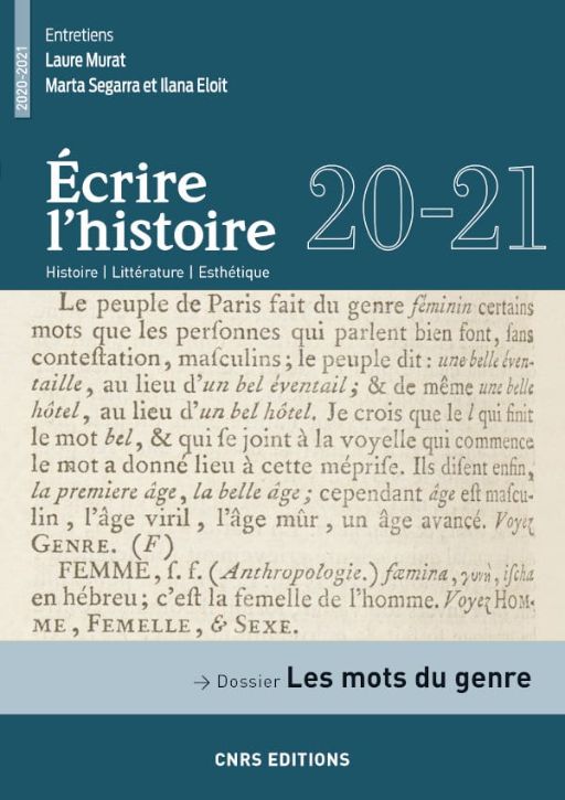 Écrire l’histoire 20-21 :