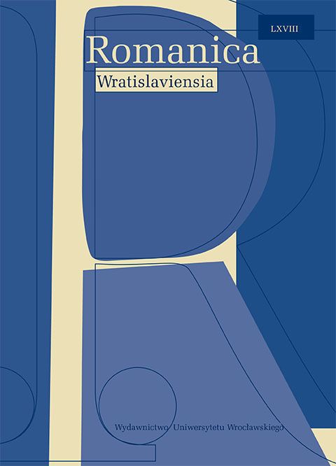 Romanica Wratislaviensia, n° 68: 