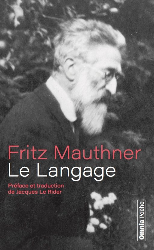 Fritz Mauthner, Le Langage