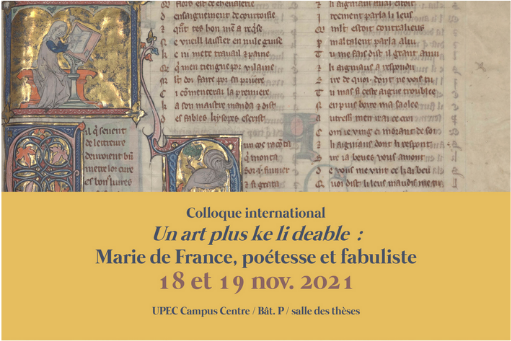 Un art plus ke li deable : Marie de France, poétesse & fabuliste