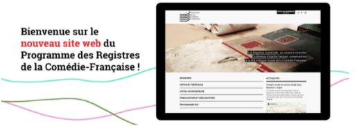 Nouveau site du Programme des Registres de la Comédie-Française