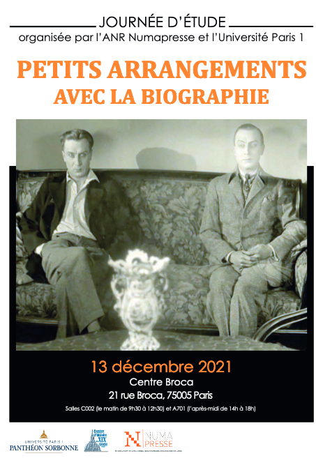 Petits arrangements avec la biographie (Paris)