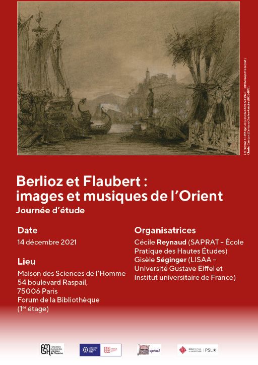 Berlioz & Flaubert: images & musiques de l’Orient (MSH Paris)