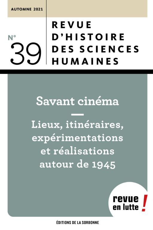 Revue d'histoire des sciences humaines n°39, 2021 : 