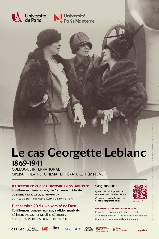 Le cas Georgette Leblanc (1869-1941) : opéra, théâtre, cinéma, littérature, féminisme