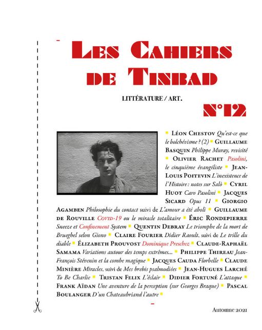 Les cahiers de Tinbad, n°12, 2021 : 