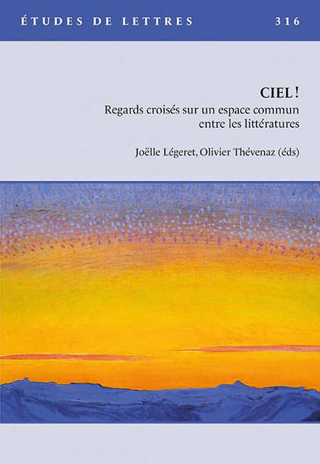 Études de lettres, n° 316 (2021/3-4) :