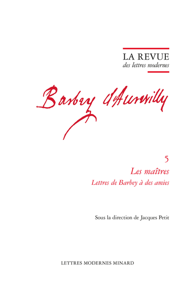 La Revue des lettres modernes,