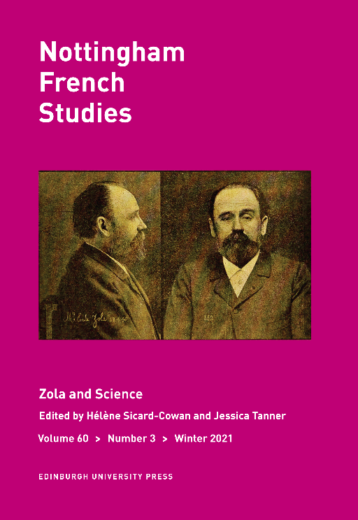Nottingham French Studies, vol. 60, 3 :