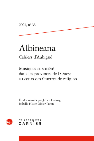 Albineana 2021, n° 33 : 