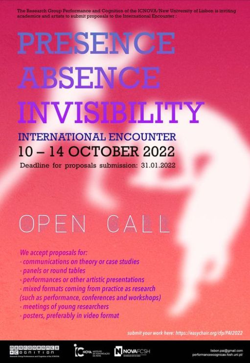 Presence, Absence, Invisibility (Lisbonne)