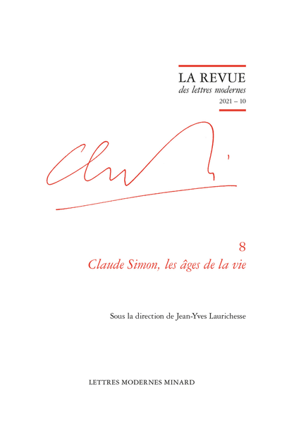 La Revue des lettres modernes, Claude Simon, 2021 – 10. 