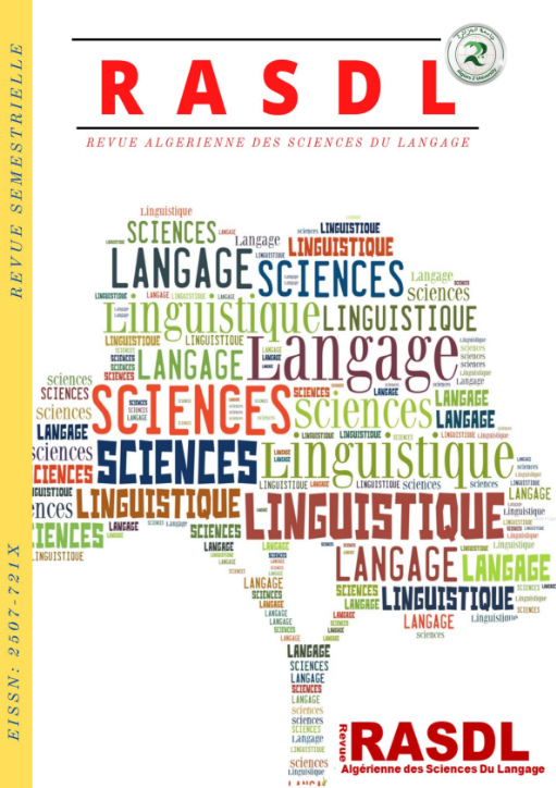 Revue Algérienne des Sciences du Langage, n°7-1