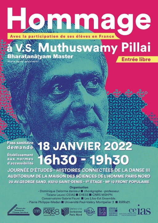 Histoires Connectées de la Danse III : Hommage à V. S. Muthuswamy Pillai