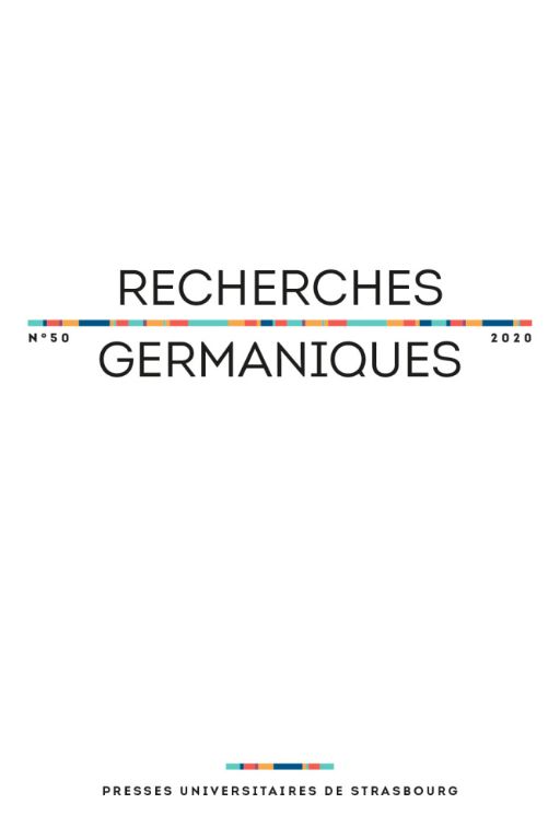 Appel à articles. Recherches germaniques 53 (2023)