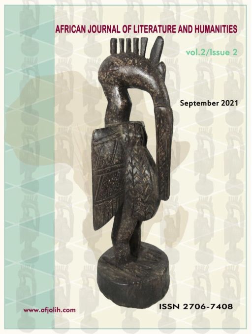 African Journal of Literature and Humanities (AFJOLIH), 2022
