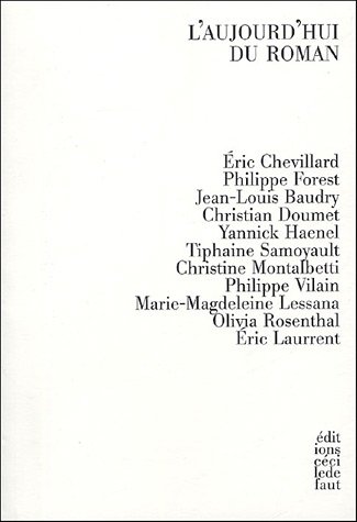 L'Aujourd'hui du roman, L. Zimmermann (éd.).