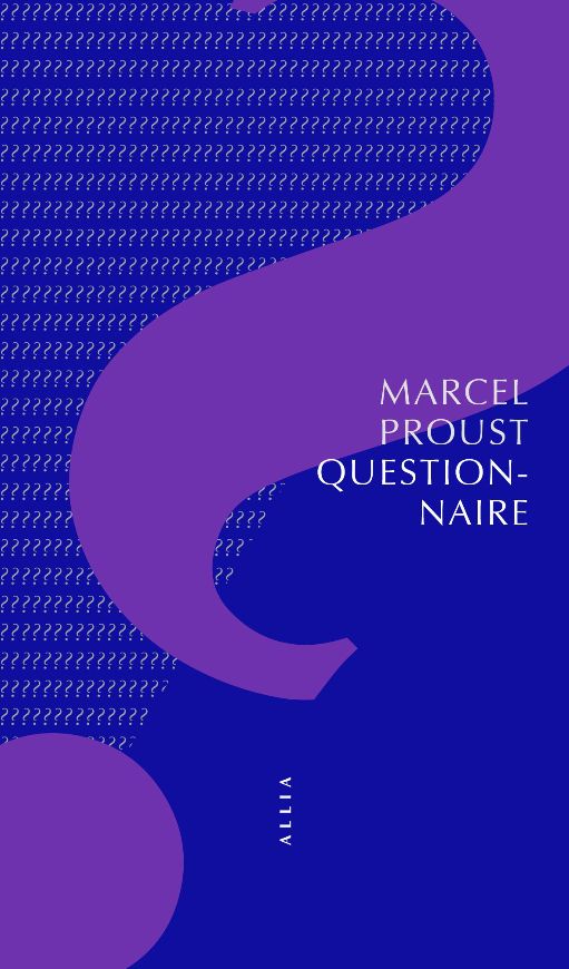 Marcel Proust, Questionnaire