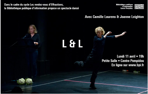 Les rendez-vous d'Effractions #2 / Camille Laurens et Joanne Leighton