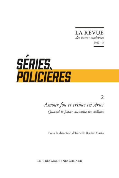 La Revue des lettres modernes 2022 – 3 :