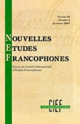 (Re)créations du moi dans la littérature francophone du Pacifique contemporain (revue Nouvelles Études francophones)