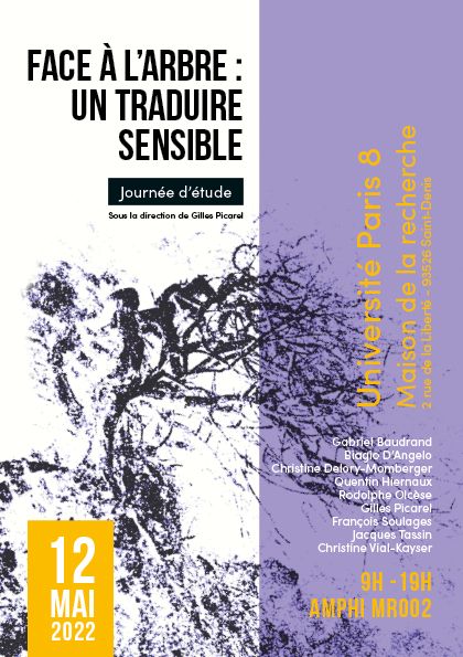 Face à l’arbre : un traduire sensible (Paris 8)