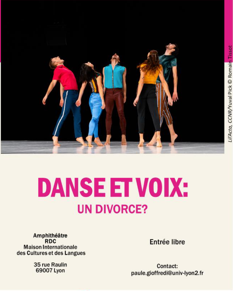 Danse et voix : un divorce ?